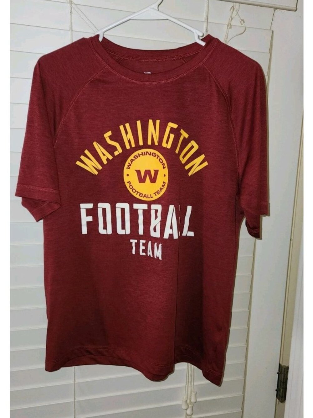 Washington Football Team Fanatics Mens Sz MEDIUM Burgundy T-Shirt